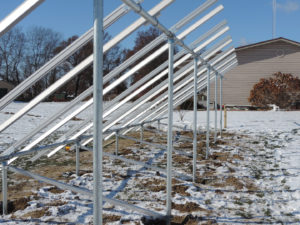 ground mounted solar panels racking residential