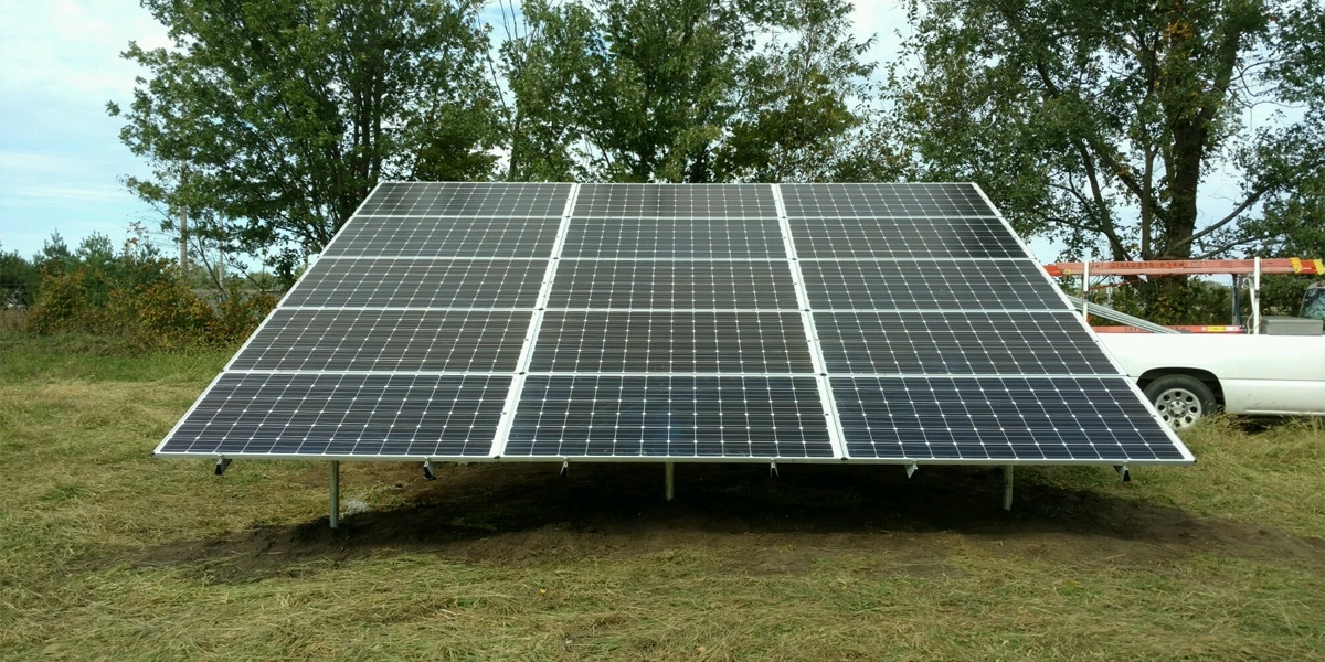 ground mounted solar panels residential