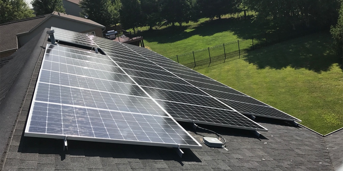 Residential RoofMounted Solar Panel System in O'Fallon, IL Tick Tock Energy
