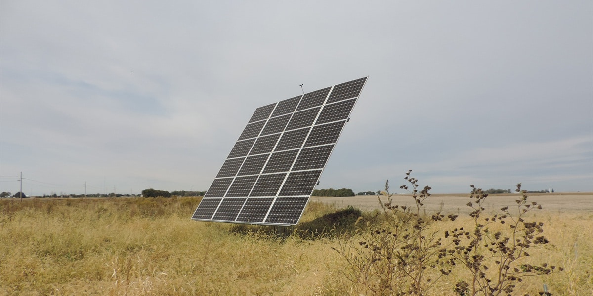 dual-axis solar tracker