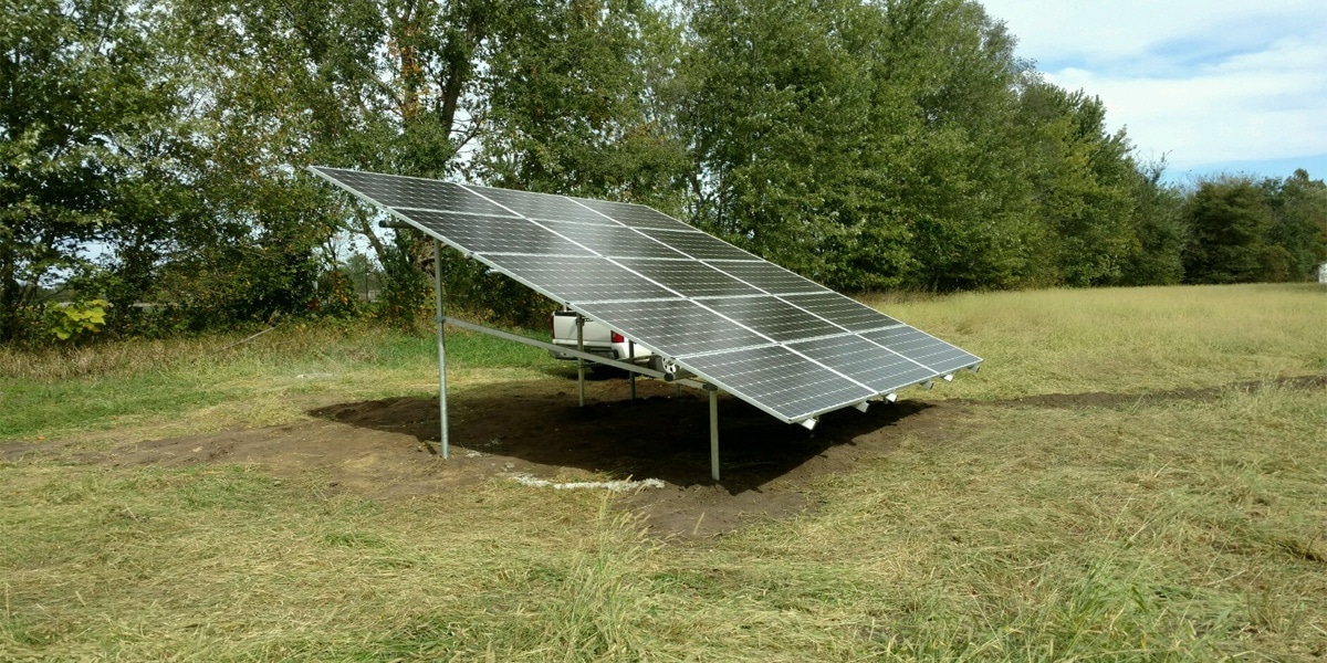 ground mounted solar panels residential