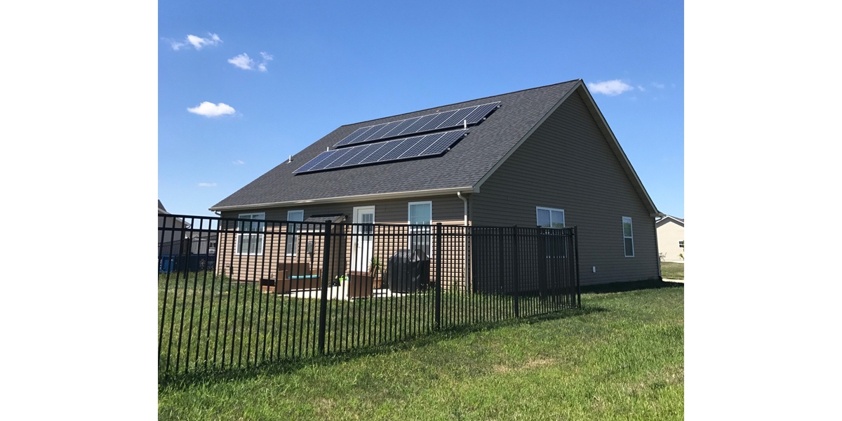 roof mounted solar panels residential