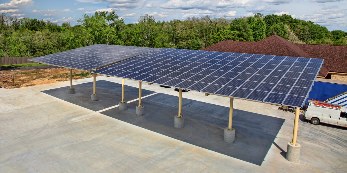 solar carport IBEW Local 649 Union commercial