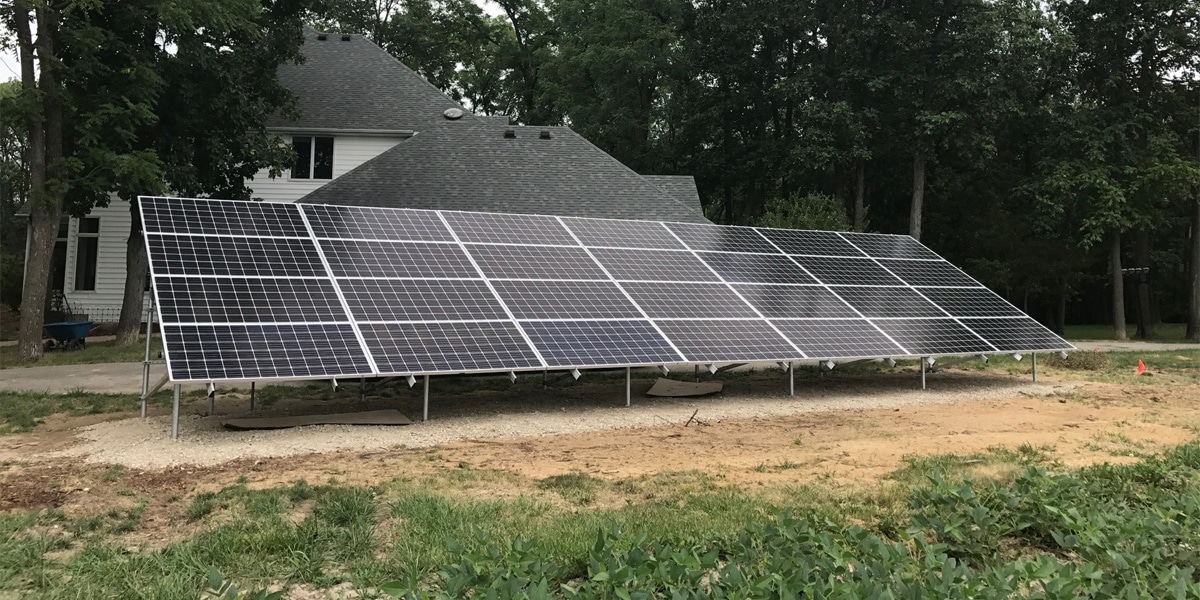 ground mounted solar panels residential