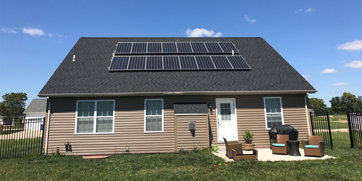 roof mounted solar panels residential