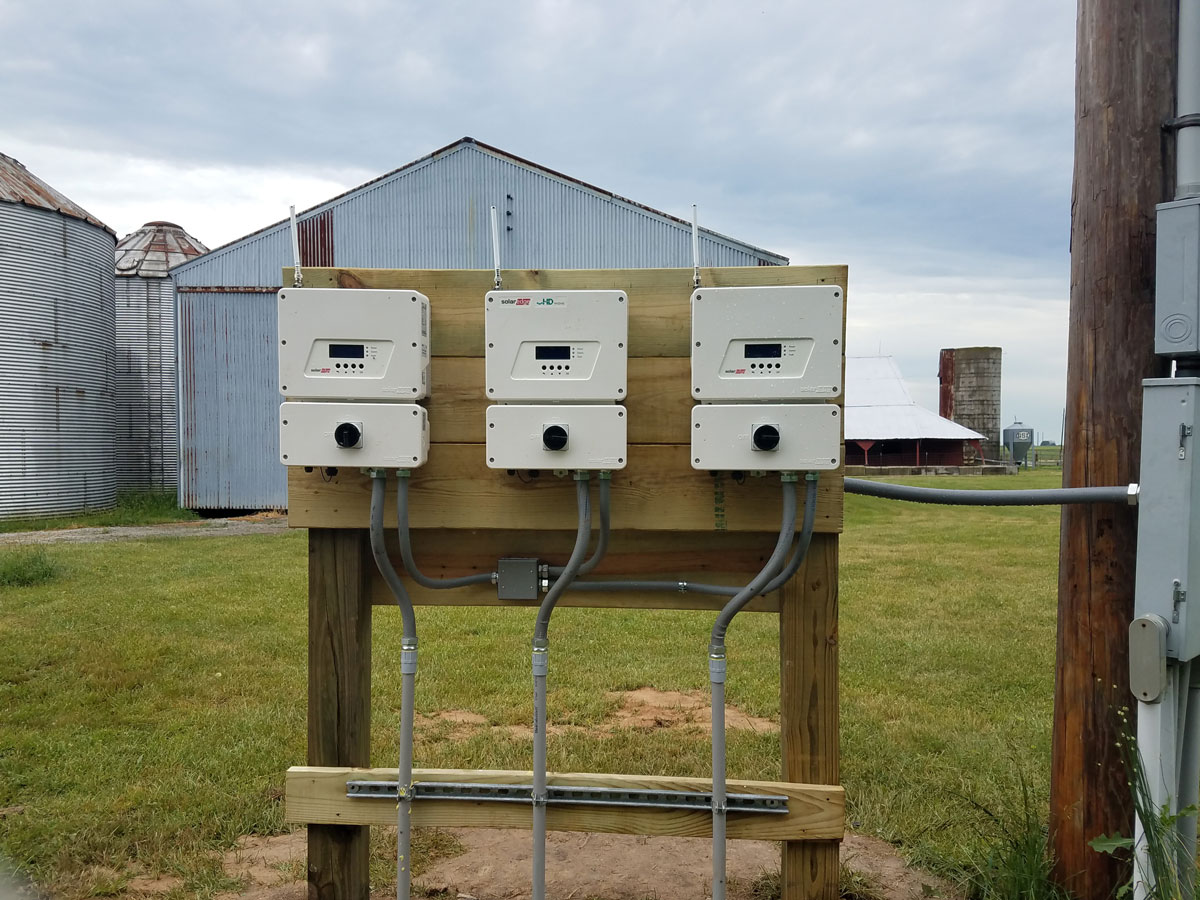 ground mounted solar inverter residential farm