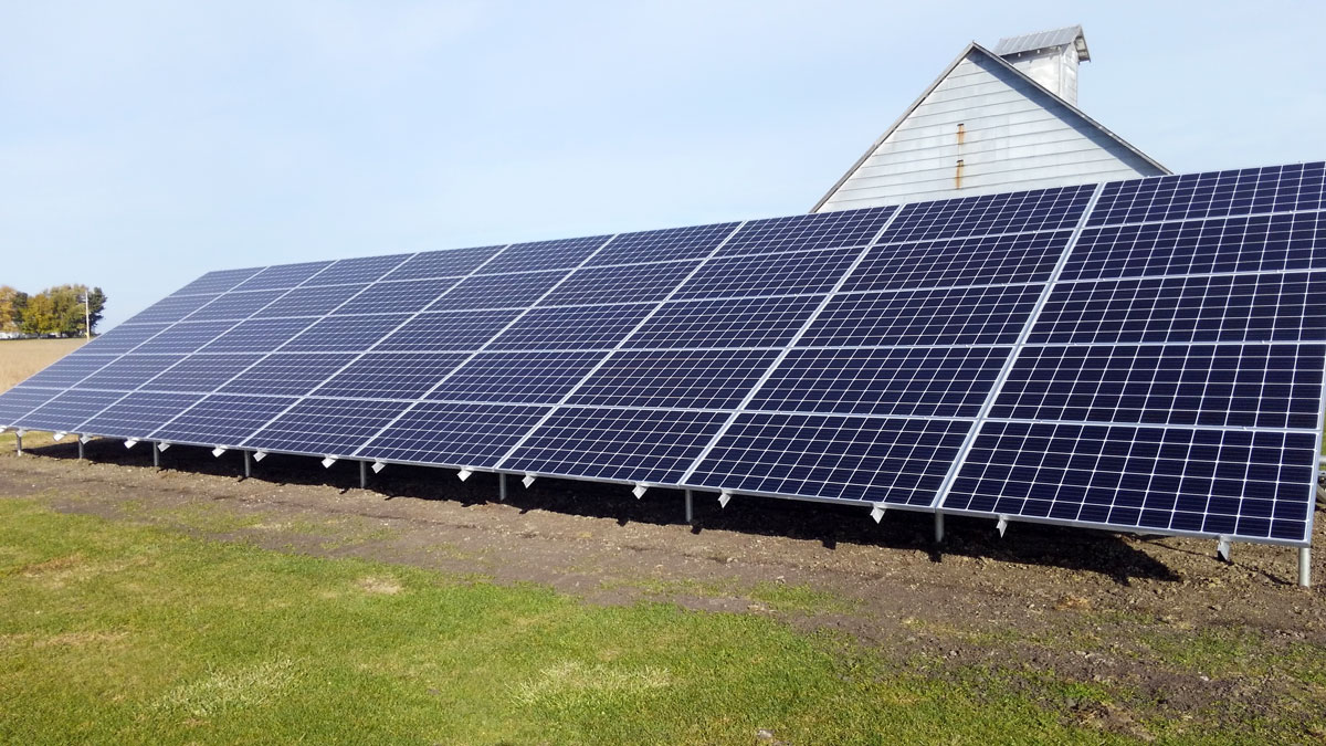 ground mounted solar residential farm