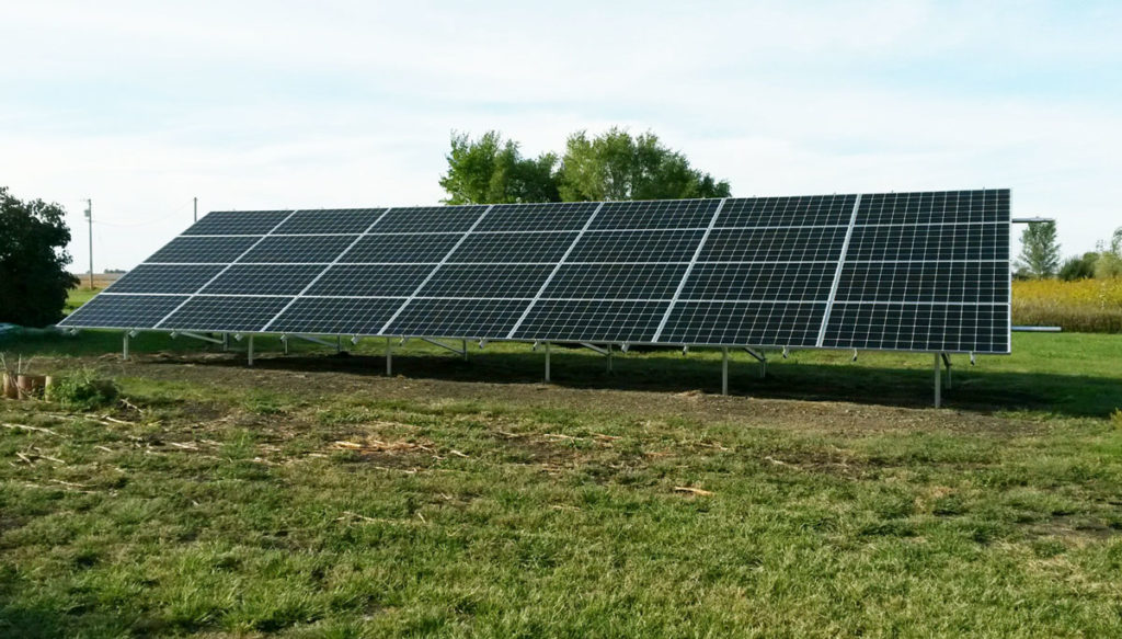 Residential GroundMounted Solar Panels in Beason, IL Tick Tock Energy