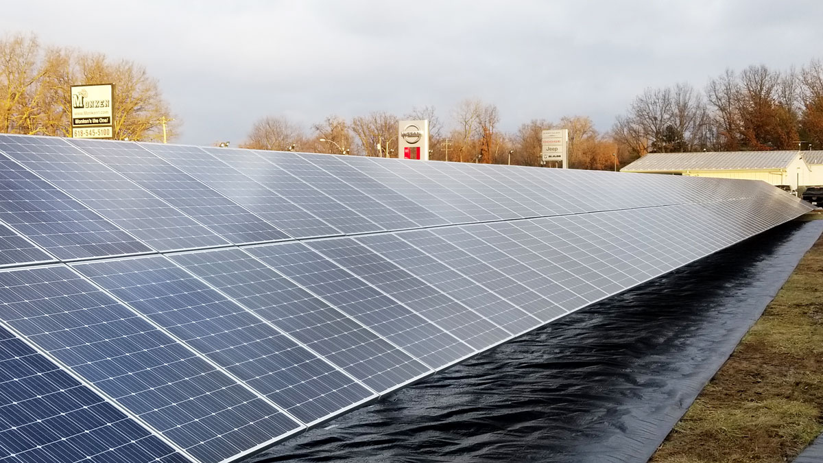 Commercial Ground-Mounted Solar Panel Installation for Car Dealership in Centralia, IL