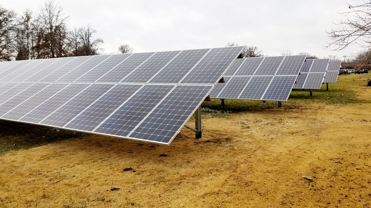 Commercial Ground-Mounted Solar Panel Installation for Car Dealership in Centralia, IL