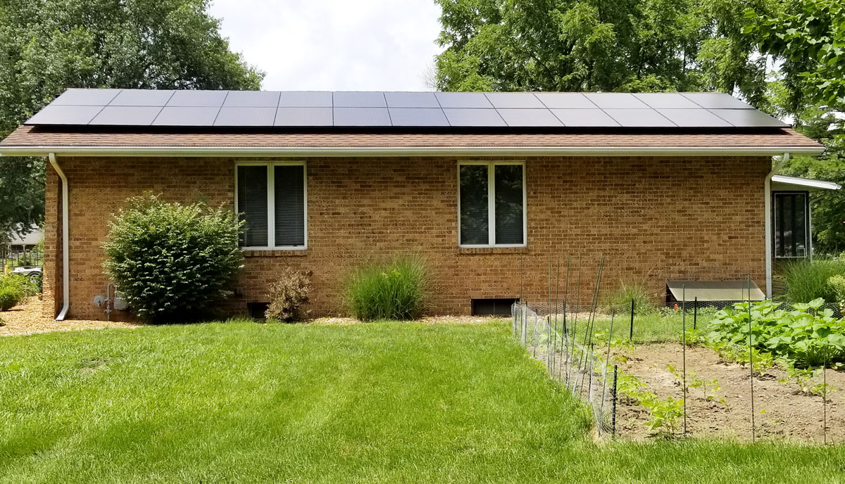 roof mounted solar residential