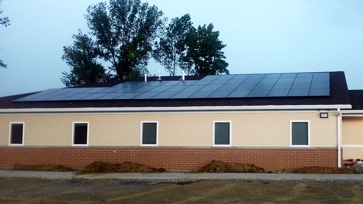 Solar for Kiesser Development student apartments in Mt. Carmel, IL