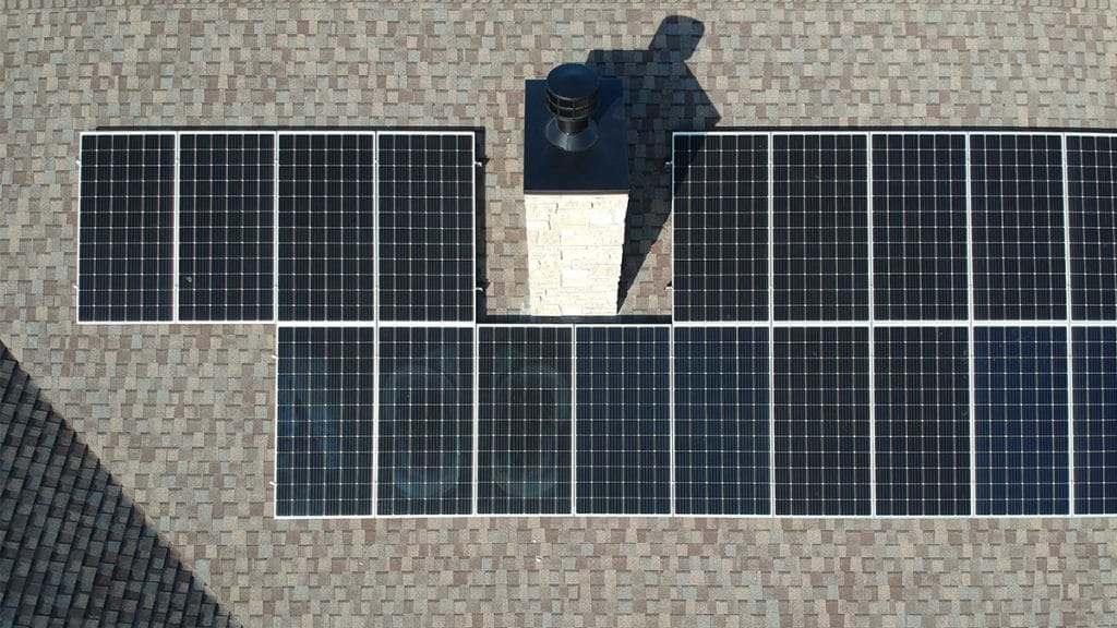 Roof mounted solar