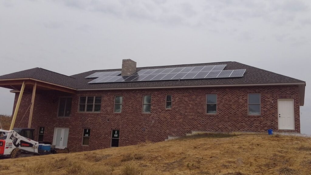 Roof mounted solar