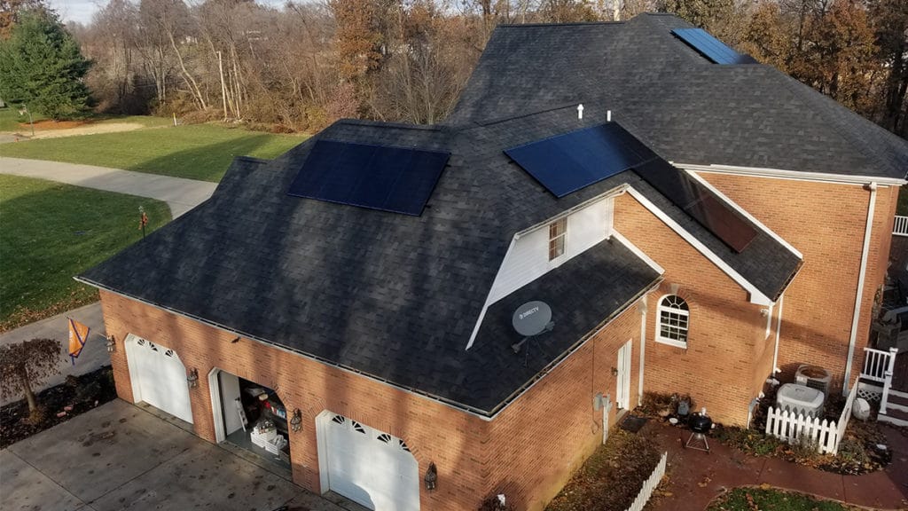 Roof mounted solar