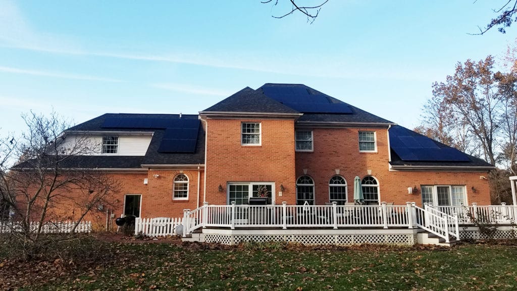 Roof mounted solar