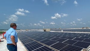 Roof mounted solar