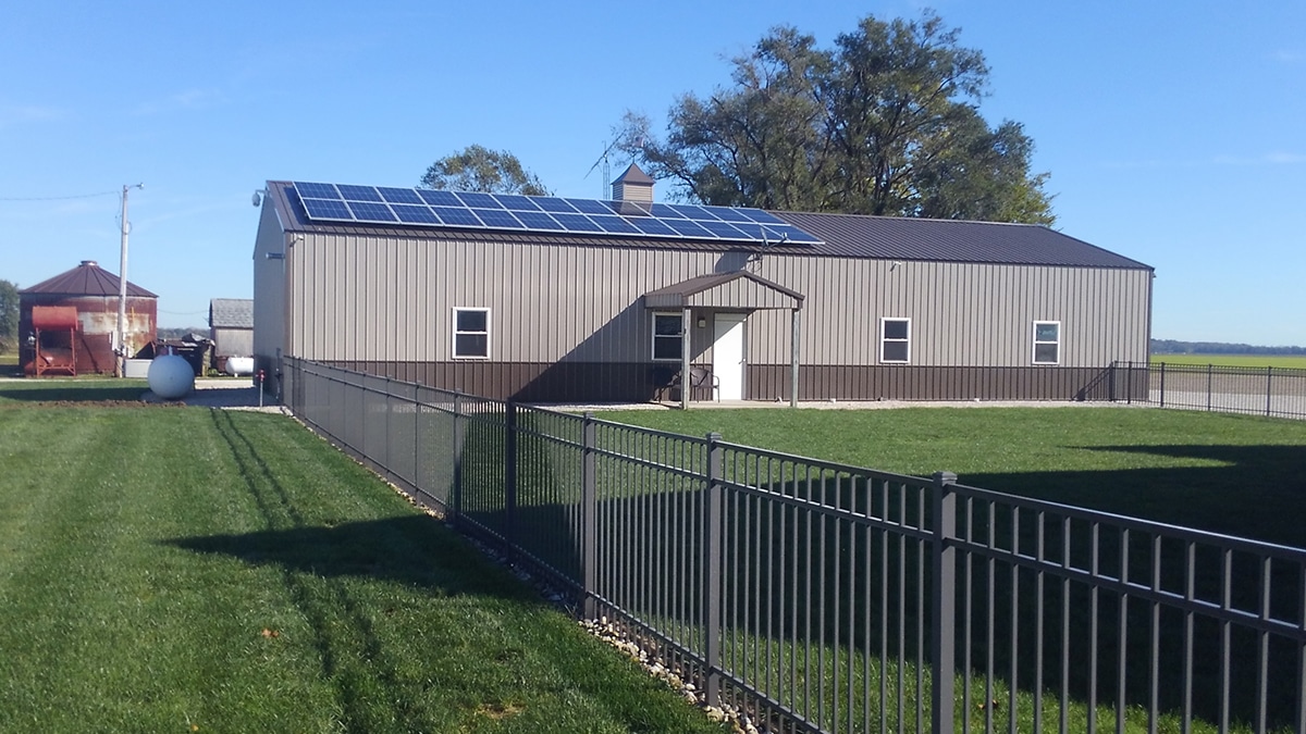 Residential Roof Mount Solar Array