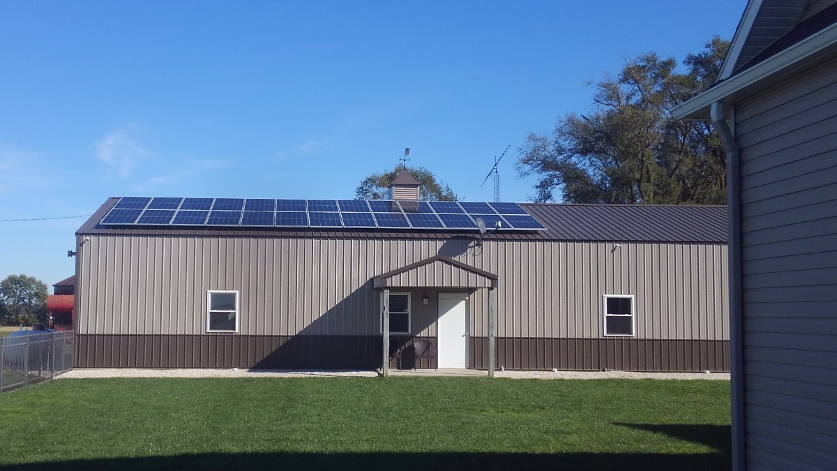 Residential Roof Mount Solar Array