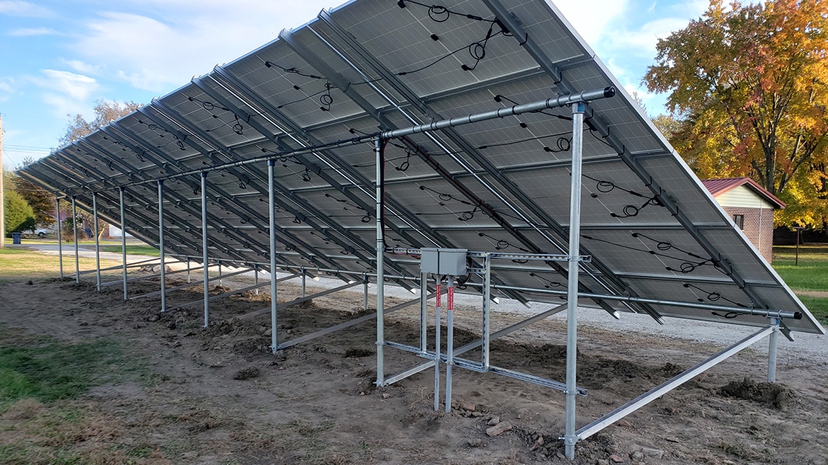 Ground Mounted Solar Array