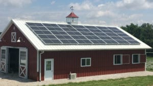 Residential Roof Mount Solar Array