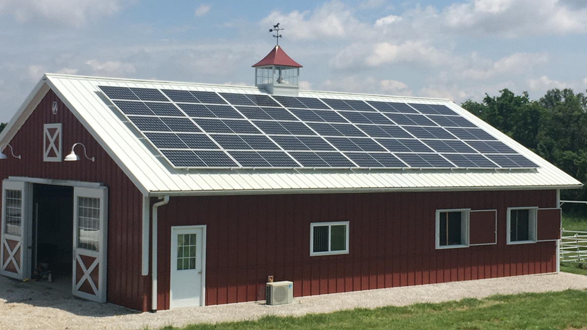 Residential Roof Mount Solar Array