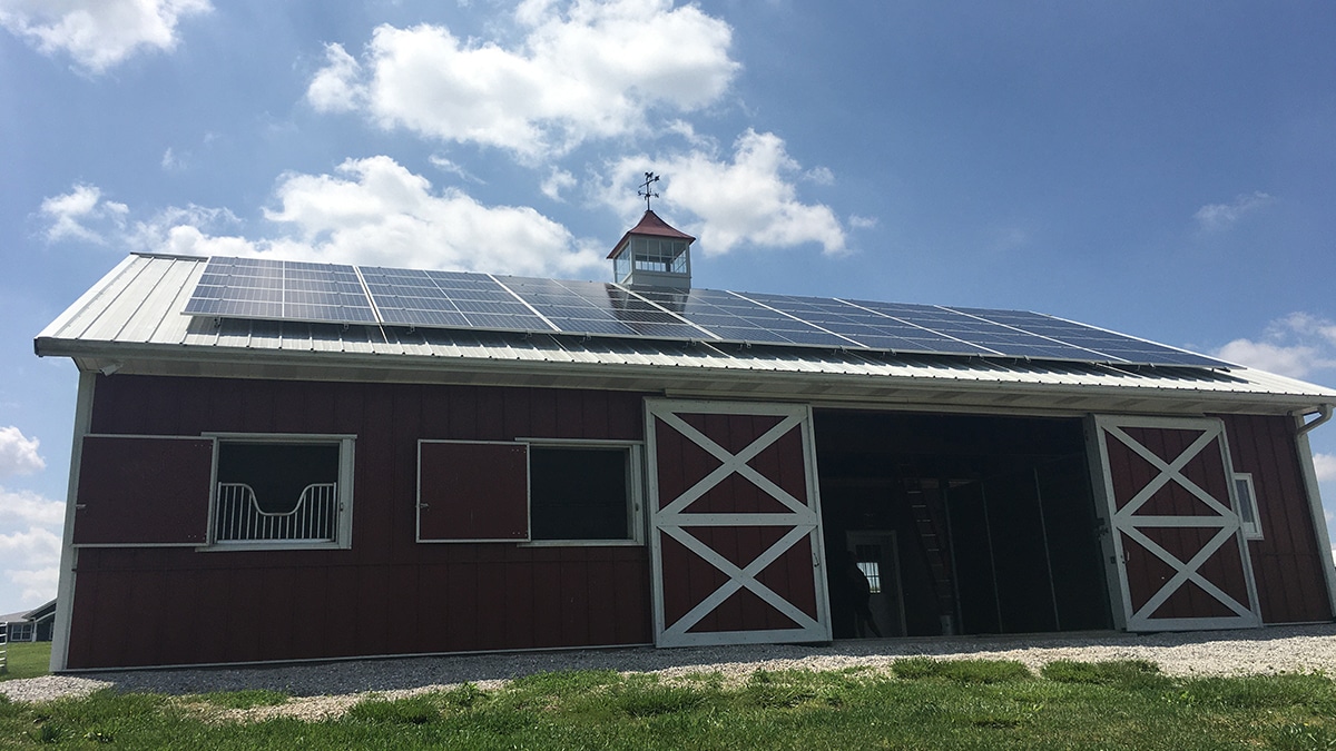 Residential Roof Mount Solar Array