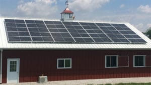 Residential Roof Mount Solar Array