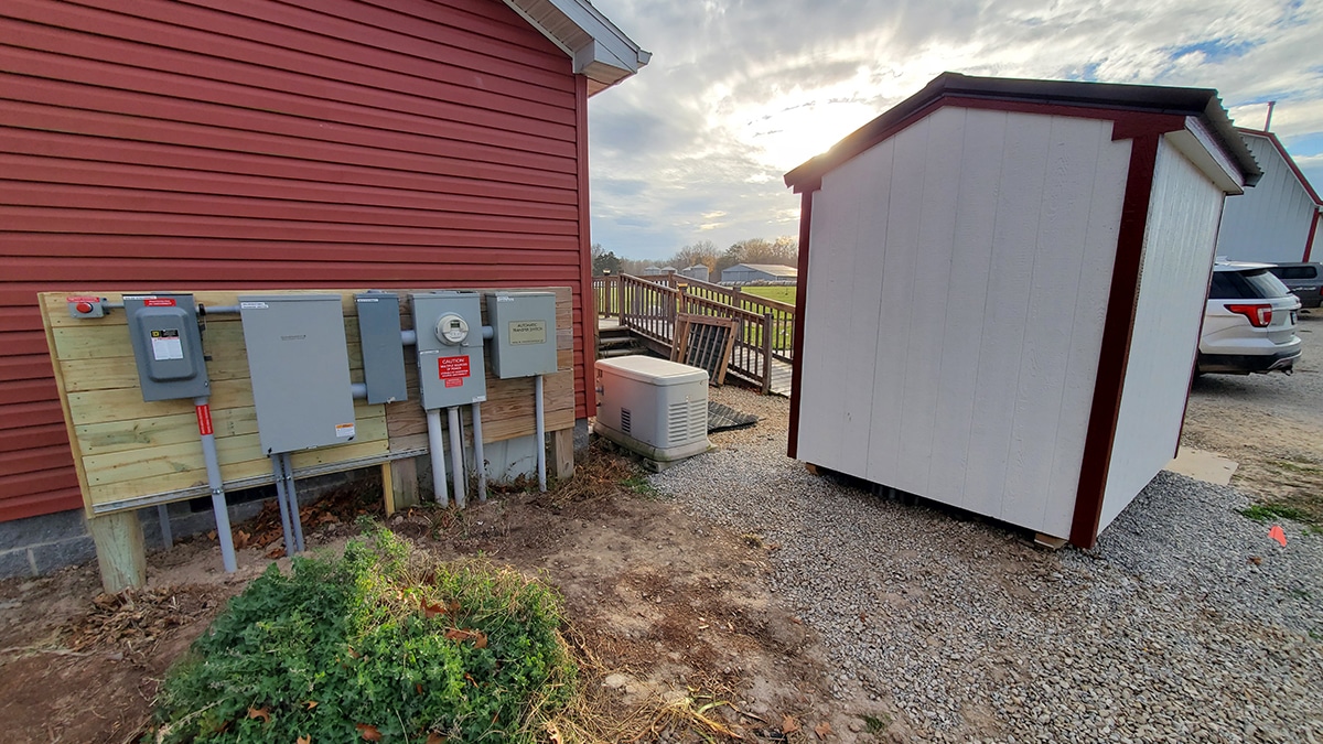 Residential Ground Mount Solar with Battery Backup