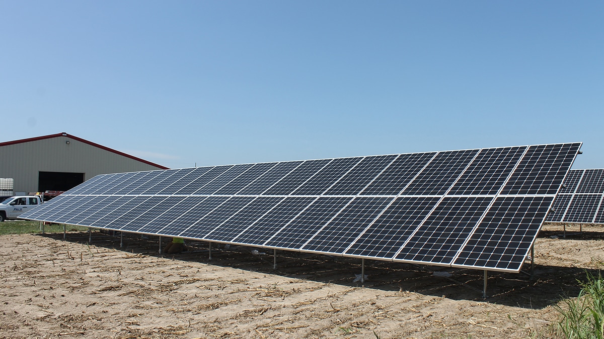 Commercial Ground Mounted Solar Array