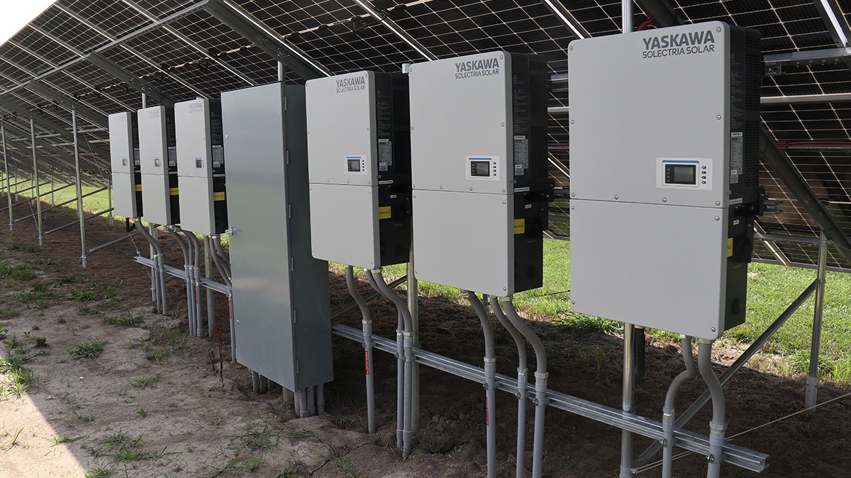 Yaskawa Solectria Inverters for Commercial Solar Array Illinois