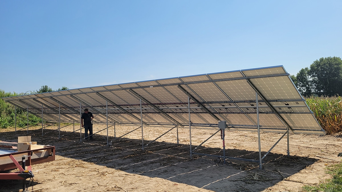 Commercial Ground Mounted Solar Array