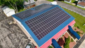 Commercial Roof Mounted Solar Array