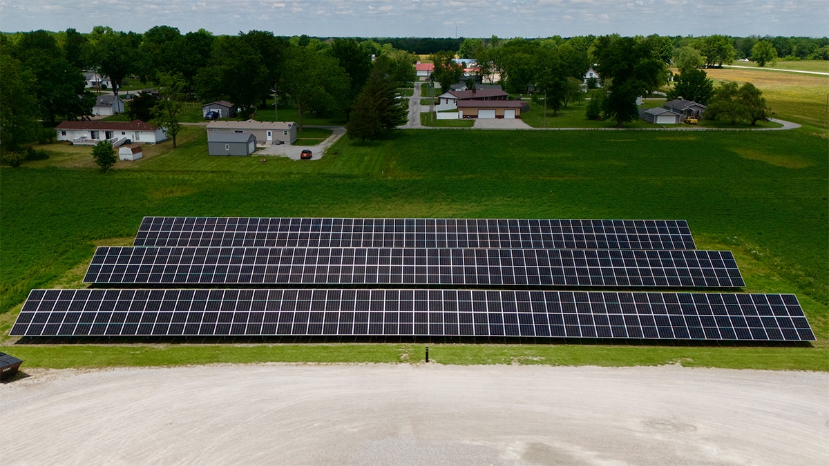 Commercial Ground Mounted Solar Array