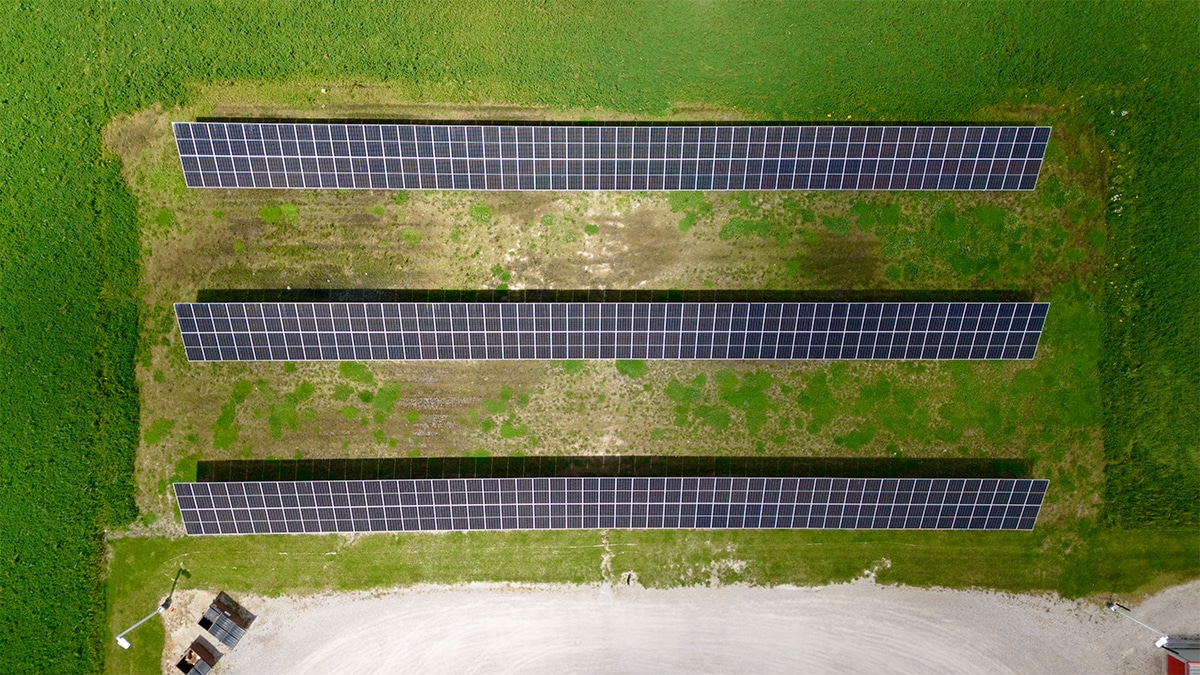 Commercial Ground Mounted Solar Array