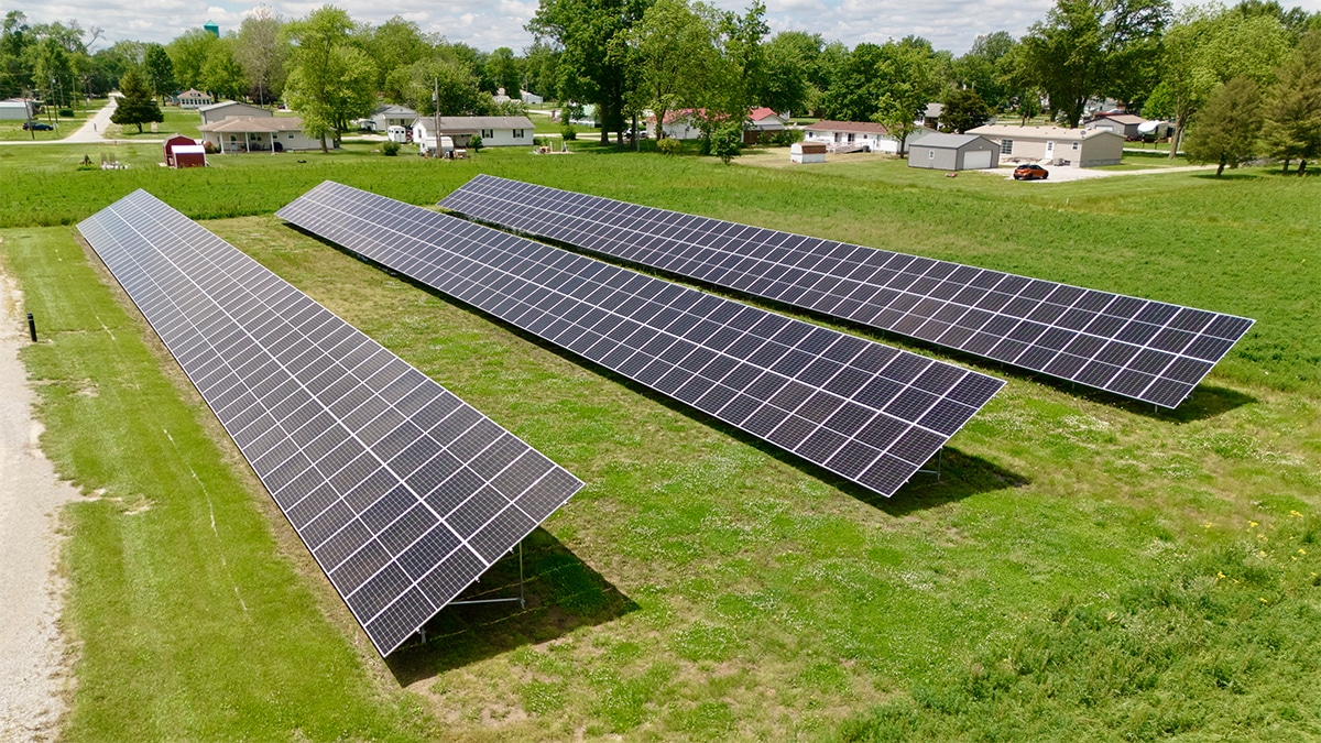 Commercial Ground Mounted Solar Array