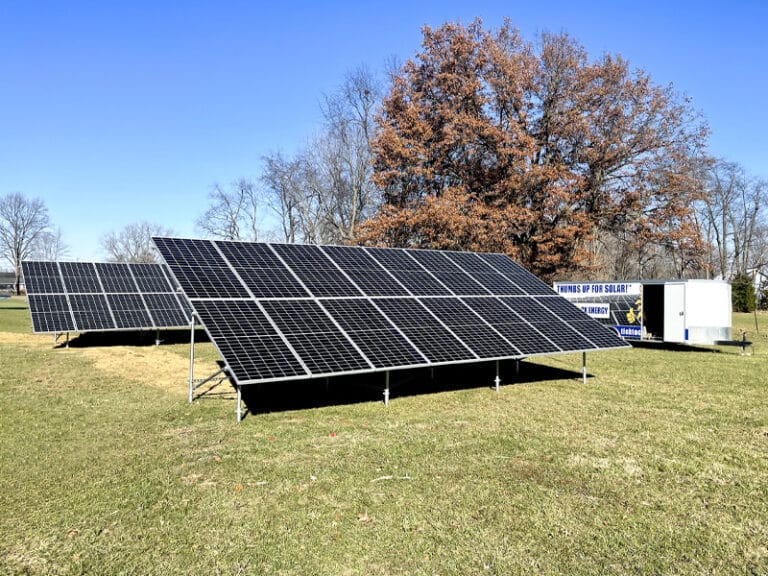 Ground-Mounted Solar Panels