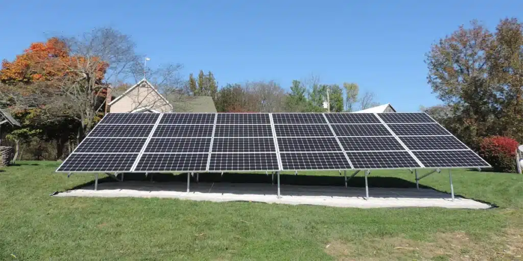 8.3 kW (DC) Ground-Mounted Solar Installation for Residential Home in Millstadt, IL