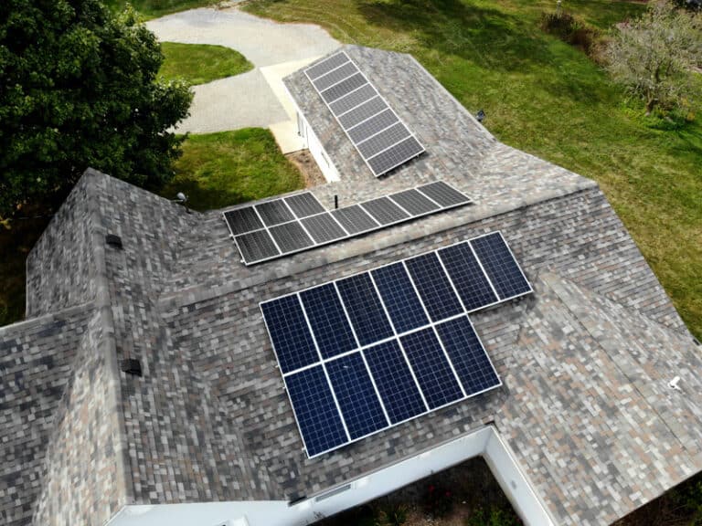 Residential Roof-Mounted Solar Panels
