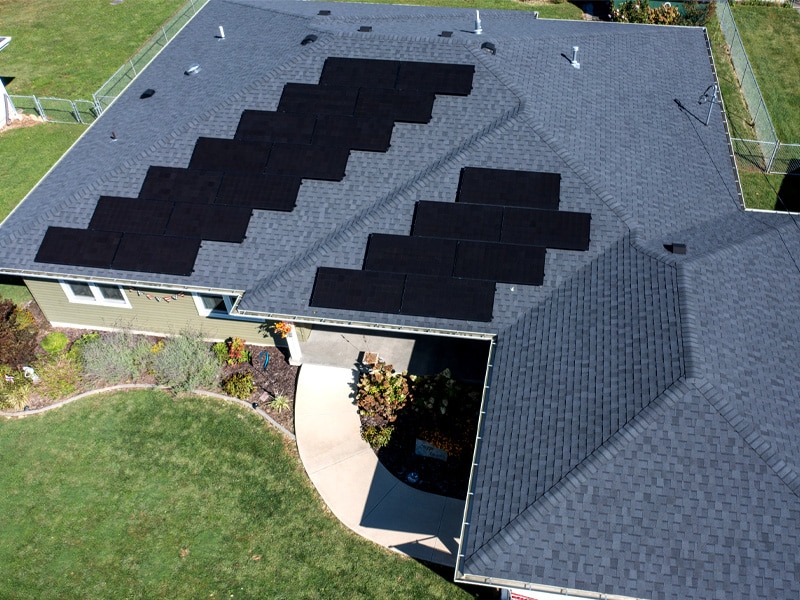 Roof-Mounted Solar Panels