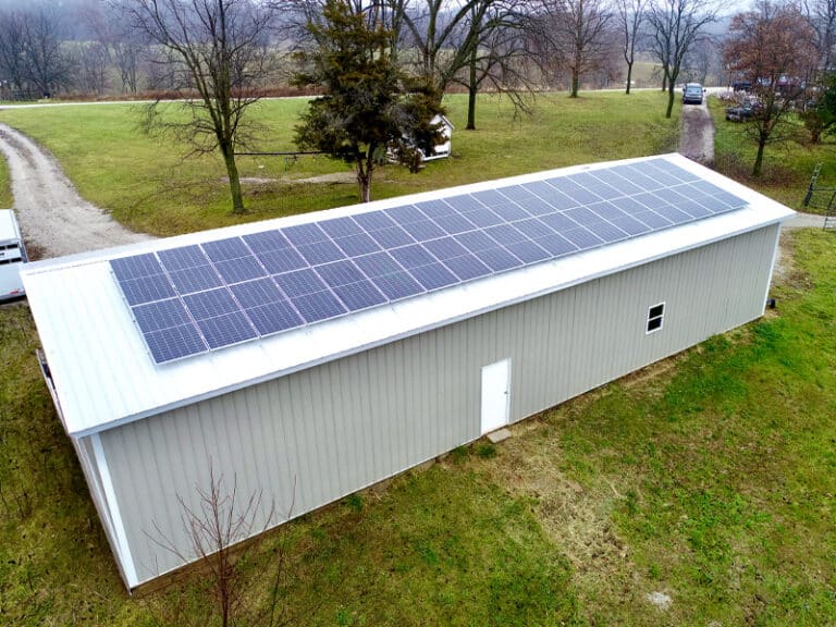 Roof-Mounted Solar Panels