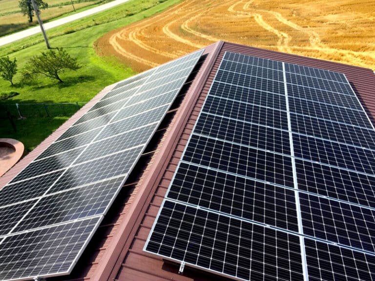 Roof-Mounted Solar Panels