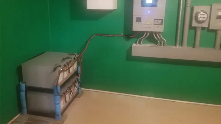 Residential Sol-Ark Battery Retrofit for Solar Ground Mount in Flora, IL