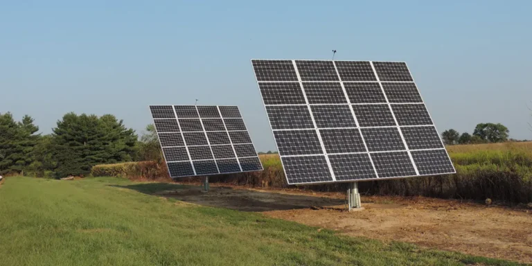 11.4 kW (DC) AllEarth Solar Trackers for Hog Farm in Newton, IL