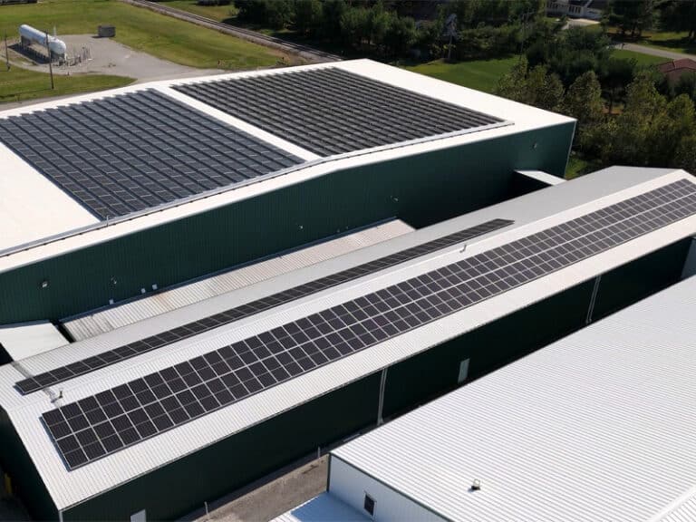 Commercial Roof-Mounted Solar Panels