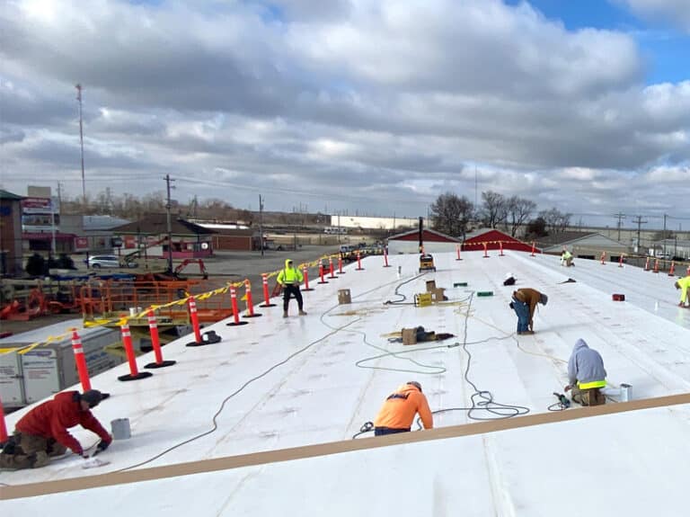 Commercial Roof-Mounted Solar Panels