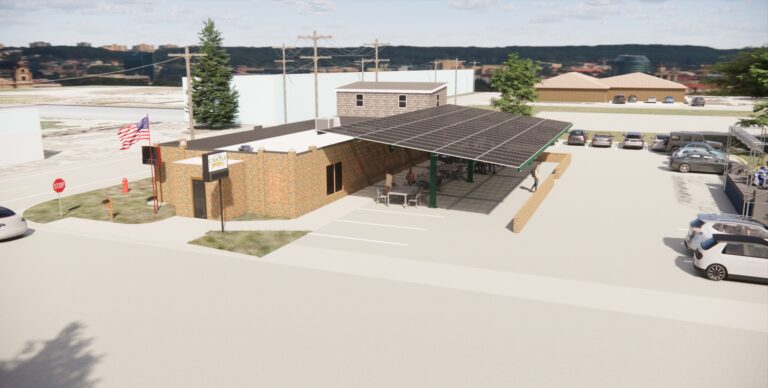 Coming Fall 2025:  47.3 kW Solar Canopy for The Castle Pub, Mattoon, IL