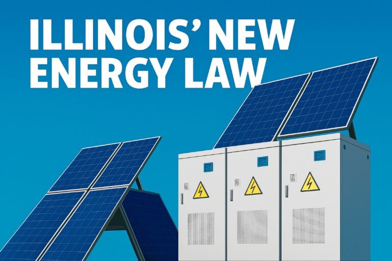 Illinois signs a new energy law: The Clean and Reliable Grid Affordability Act (CRGA) - Tick Tock Energy